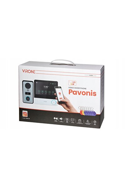 Virone Sistem de interfon video pentru locuință, WIFI, Full HD, sonerie, citi...