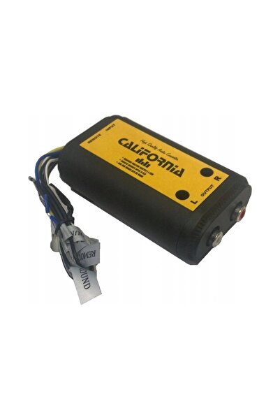 NO BRAND California - Convertor de semnal audio HIGH–LOW 2×RCA pentru radio f...