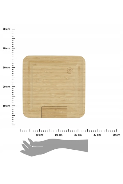 HowHomely Platou mare pentru servirea brânzilor maturate La Table, 3 cuțite, ...