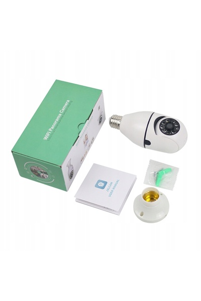 NO BRAND Cameră WiFi de interior, tip bec rotativ E27, IP 3MP, monitorizare Tuya