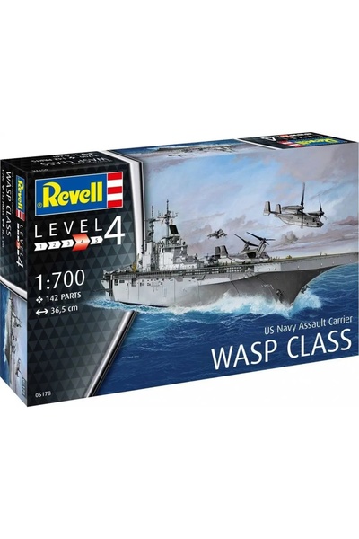 NO BRAND Model de navă de asamblat Clasa Wasp a Marinei SUA, scară 1/700 |   ...