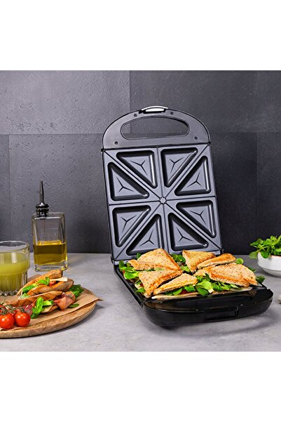 CECOTEC Aparat de făcut sandvișuri Rock'nToast Family Negru 1500W