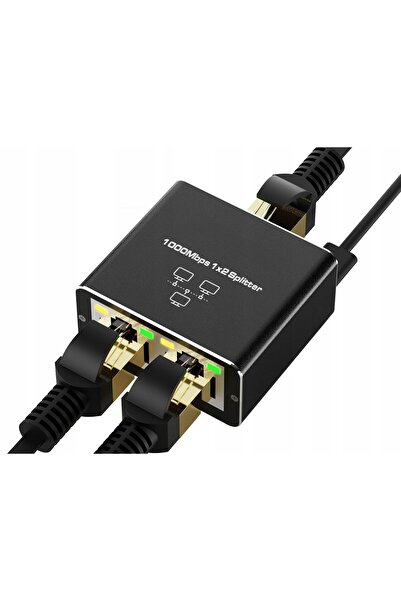 Spacetronik Splitter de rețea RJ45 1 la 2 Adaptor SP-LC22