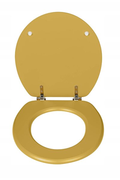 Wenko Scaun WC MDF, culoare muștar, mat