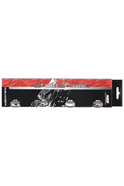 Nils Extreme Set de roți de patine din cauciuc 76 mm 8 bucăți Rulmenți ABEC-9...