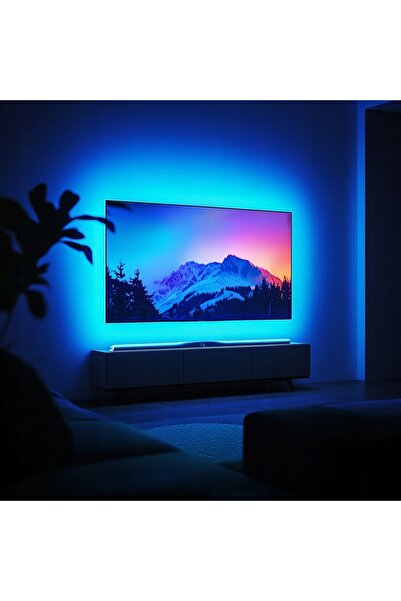 NO BRAND Bandă luminoasă LED neon RGB WiFi de 10m, 24V, impermeabilă, cu tele...