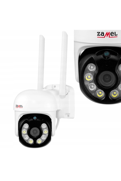 NO BRAND Cameră ZAMEL WiFi PTZ TUYA 3MP ALBĂ KPT-01