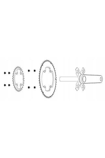 Rotor Q-Ring GRX 4x80BCD interior 31T (48T)