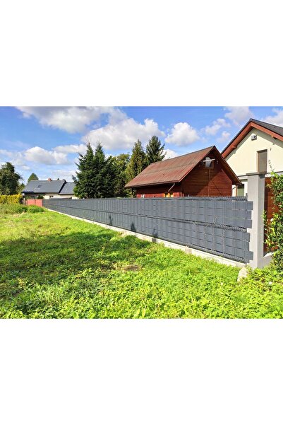 NO BRAND FIRMA DE PROTECȚIE PENTRU GARD 19cmx35m GRI DESCHIS PROTECȚIE GARD P...