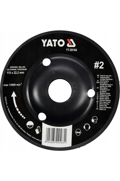 yato YT-59164 LAMĂ DE FERĂSTRĂU PENTRU LEMN CU TĂIȚE 115MM NR.2