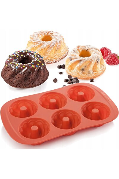 NO BRAND TESCOMA Forme din silicon rezistent pentru mini brioșe și cupcakes, ...