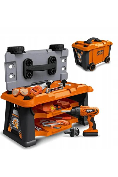 Norimpex SET ATELIER DIY PENTRU COPII BURGHIU CU ACUMULATOR 65 el. 2 în 1