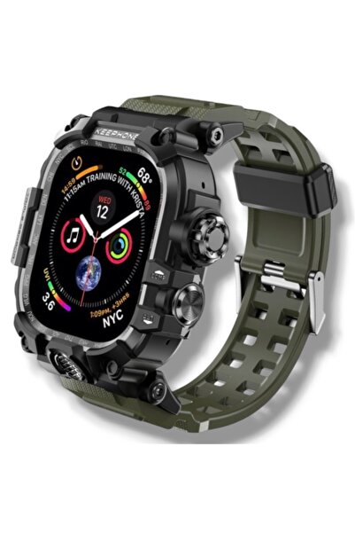 Bruntoo BR Keephone Apple Watch Series 10/11 46mm Uyumlu Bassion Serisi Tam K...