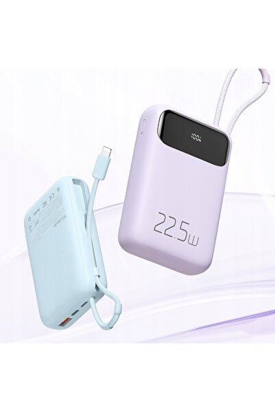 NO BRAND MCDODO POWERBANK 10000MAH CU AFIȘAJ, USB, USB-C 22,5W + CABLU LIGHTNING