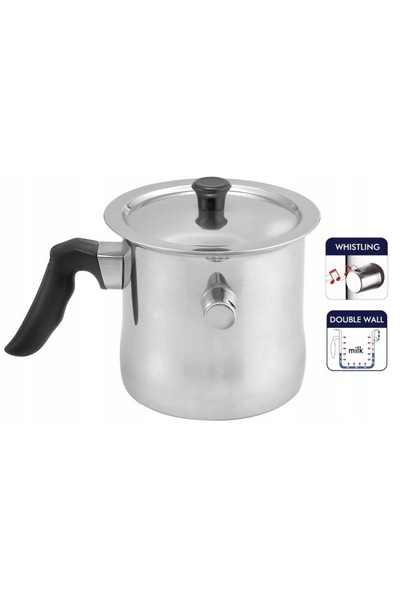 Kinghoff Fierbător de lapte cu fluier 1.5L KH-3111
