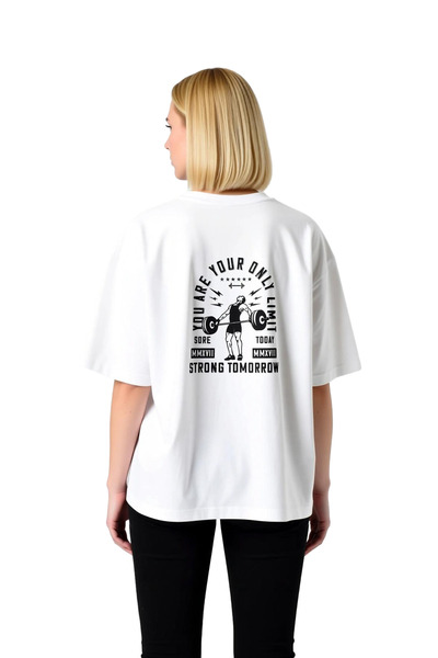 PayBuy Women's Oversize Motivational Printed T-Shirt Retro Graphic Pattern Re...