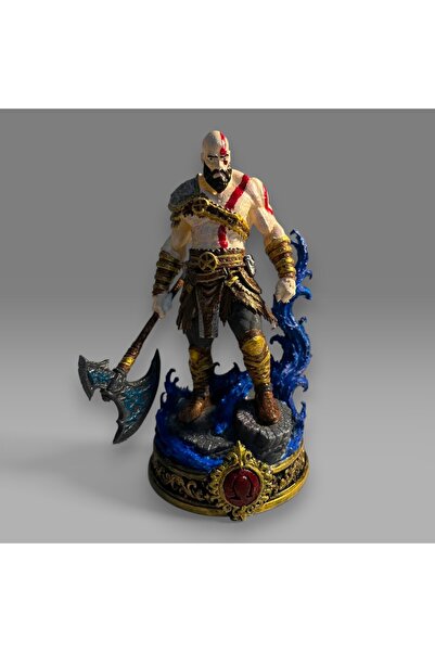 Genel Markalar Kratos Aksiyon Figürü - Leviathan Baltalı Premium God Of War F...