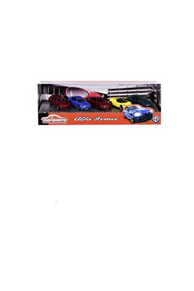 Simba Set de 5 mașini metalice Majorette Alfa Romeo