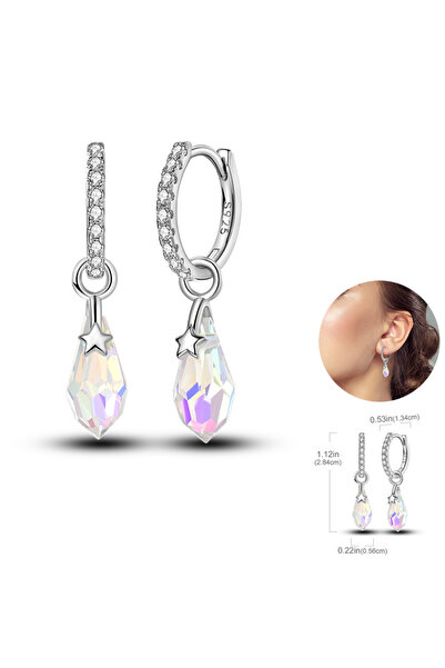 Choice7 KJE325 925 Silver Unicorn Rainbow Horse Sparkling Color Gemstone Wome...