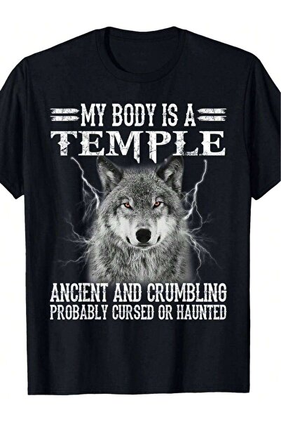 NOURAM Men's Gothic & Suitable Seasons T-Shirt - S-3XL Siz Breathable Soft Fa...