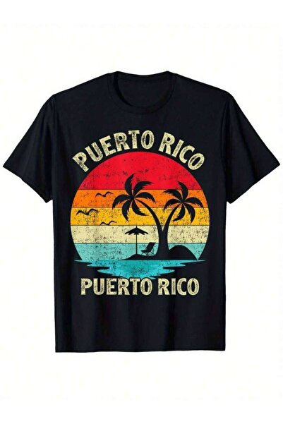 2BIR Family Vacation Vintage Retro Puerto Rico San Juan Beach Suitable Mens &...