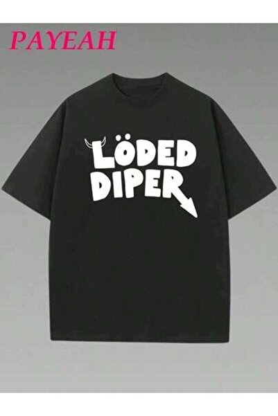 NOURAM [] Casual Loose Fit Cartoon Hero Character & Slogan Drop Shoulder Over...