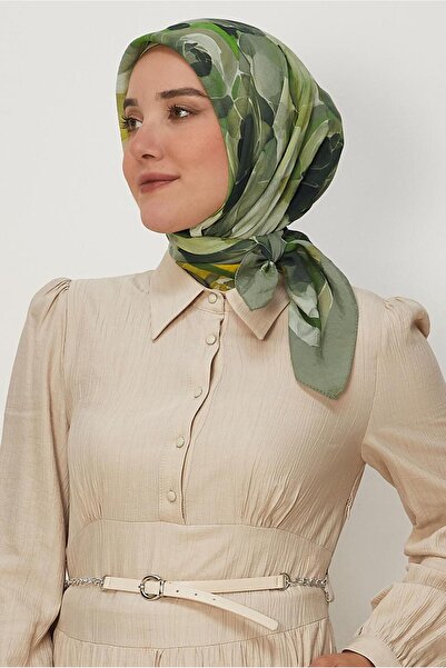 Alvina Patterned Viscose Scarf 8639