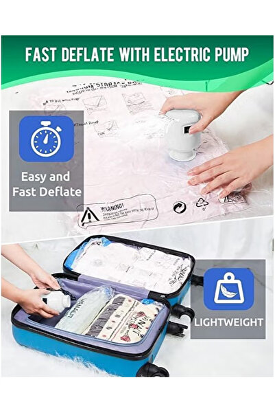 TAPIT Clothing storage bags, vacuum storage bags, space-saving compression ba...