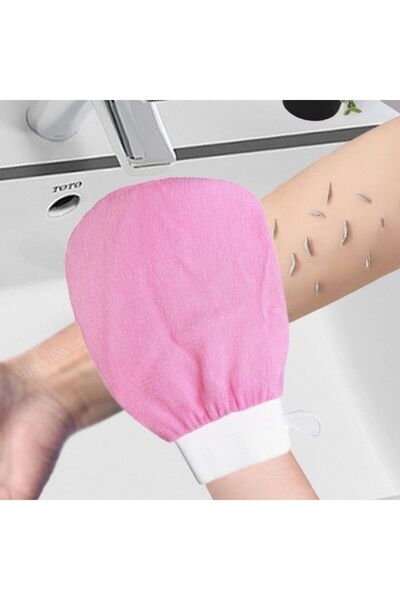 idei Mănușă de exfoliere pentru baie, dimensiune 23×15 cm, culoare aleatorie,...