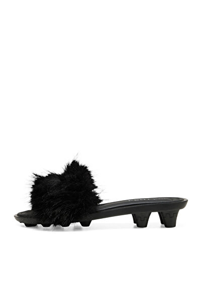 Puma Fenty X Slide Chic Fur Women's Black Slippers