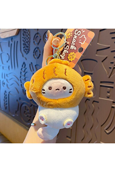 choice2 Sea Bream Style Cute Plush Kitten Keychain Creative Fashion Doll Back...