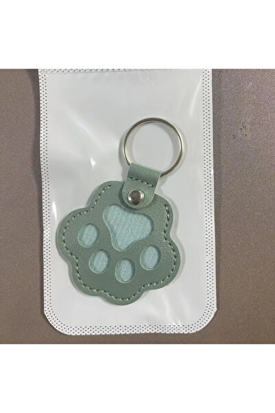 Choice7 Light Blue Dog Hair Collector Leather Keychain Pet Fur Storage Pendan...