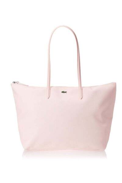 Lacoste Kids Women's L12.12 Concept Versatile Large Pink Zip Single Shoulder ...