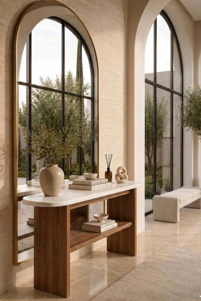 ibrahim suleiman al saqami New Polywood Console Table 120×40×80 cm – Modern E...