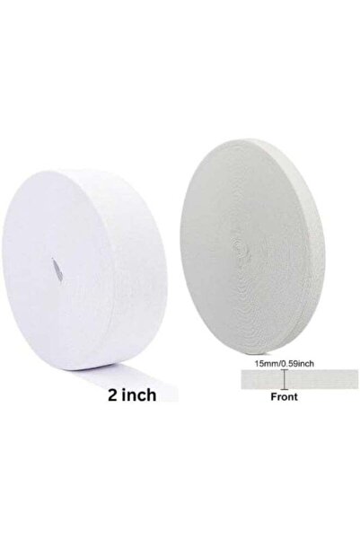 HXD Zoomlion Pack of 2 Knit Elastic Bands – 2 Inch x 0.59 Inch Flat Stretch E...