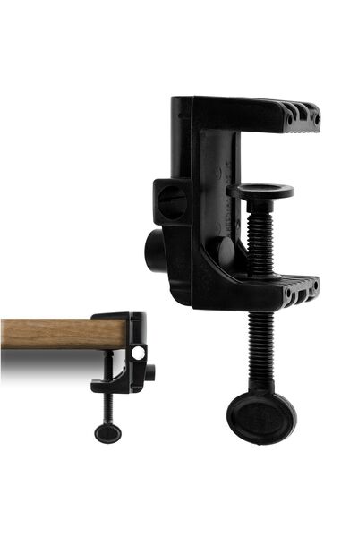 Lumiled Clemă de prindere pentru lampă de birou, pentru blat de masă, negru
