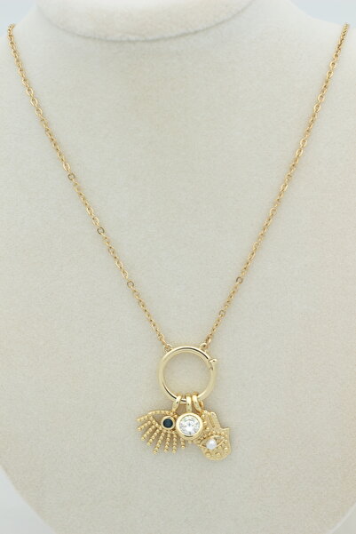 XUPING JEWELRY Style Pearl/Xuping Jewelry Eye Pearl Zircon Stone Necklace
