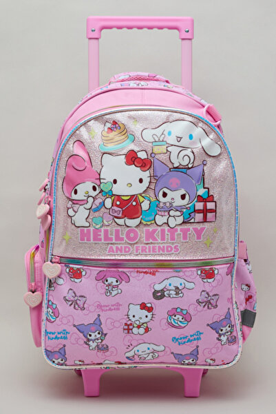 R&B Hello Kitty & Friends Print 15" Trolley Backpack