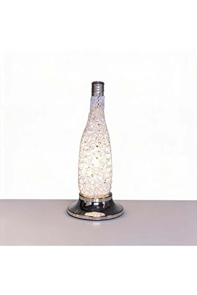 Siera Chrome Fantasy Bottle Modern Silver Lamp MT 9041-S-1 W