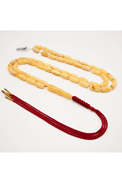 Generic Brand Kaliningrad Amber Monamash Rosary – 51 Beads 15×6.5mm Barrel Pr...