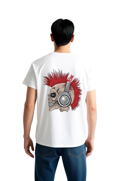 PayBuy Ανδρικό μπλουζάκι με στάμπα Respect for the Punk Music Spirit