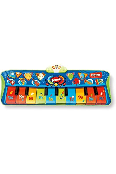 WINFUN Step & Play Musical Mat Toy with 10 Piano Keys, Instrument Sounds, Ani...