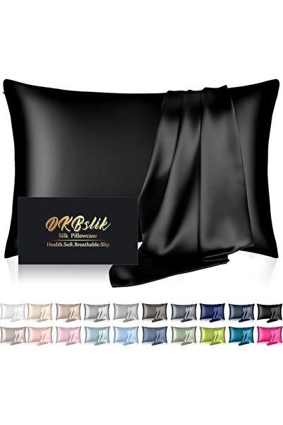 GENERAL DKBslik Silk Pillowcase for Hair and Skin, Mulberry Silk Pillow Cases...
