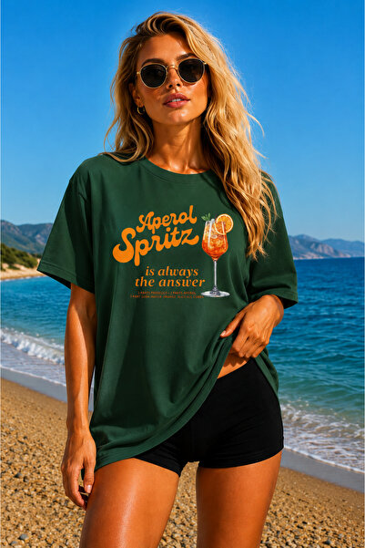 FECCY Premium Always Printed Oversize Γυναικείο T-Shirt Ανδρικό T-Shirt Βαμβα...