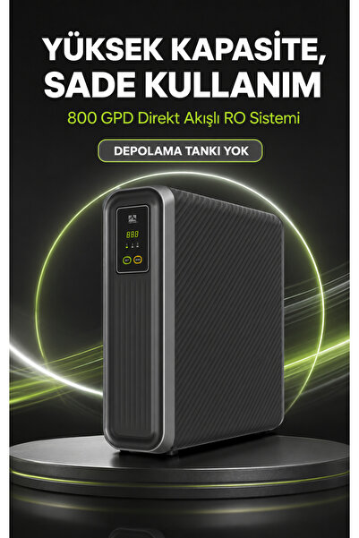 watalina Lan Shan LSRO-800DE 800 GPD Tanksız Direkt Akışlı RO Su Arıtma Cihaz...