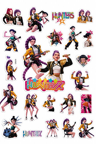 HER ŞEY NOTA www.herseynota.com 22 komada Kpop Demon Hunters Huntrix 3D set n...