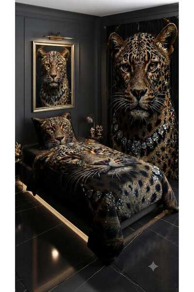 Elmas Dizayn 280*240 سم. طقم غرفة نوم بتصميم خاص مع ستارة خلفية، طقم غرفة نوم...