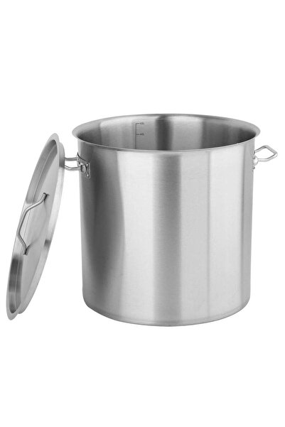 yato Oală Gastro înaltă cu capac, 38x38 cm, Oțel inoxidabil alimentar, 43 L