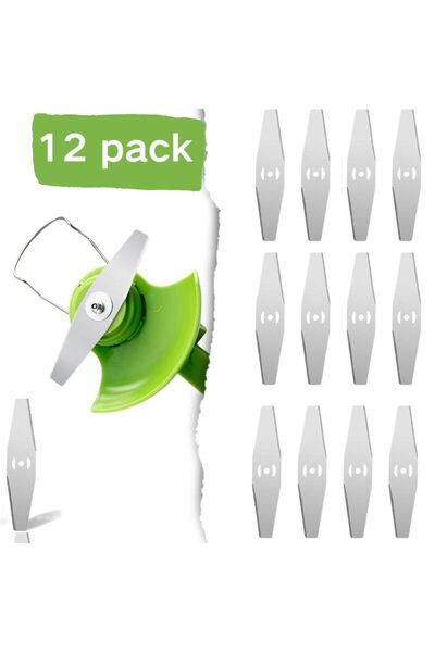 STARSTAR 12-pk replacement blades for electric lawnmowers/trimmers