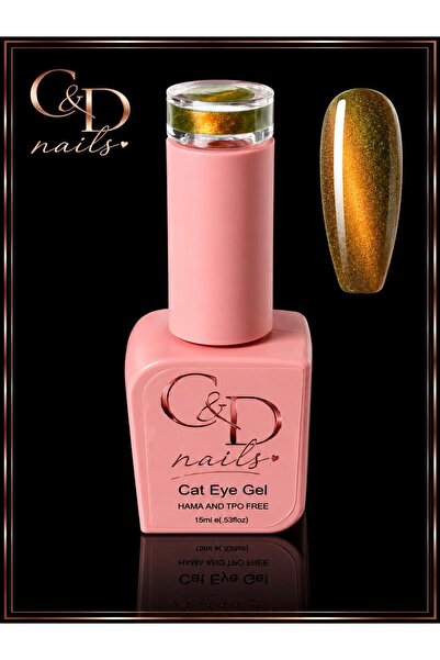C&D Nails Cat Eye Nr 001 15 ml Ημιμόνιμο Βερνίκι Νυχιών